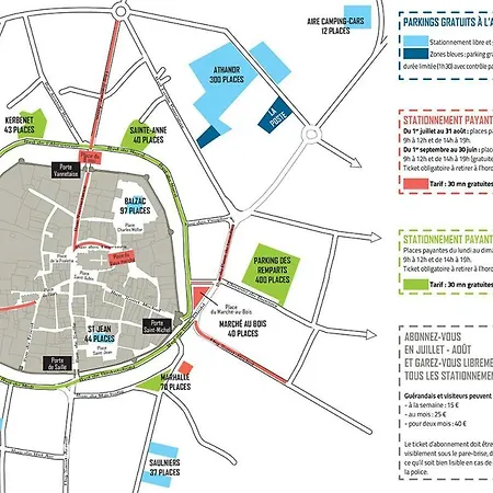 Au Coeur De La Cite Medievale, Logement De Plain-Pied Intramuros * Guérande